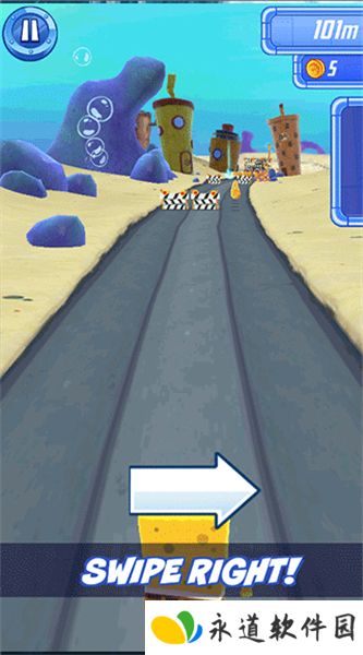 海绵宝宝跑跑海绵