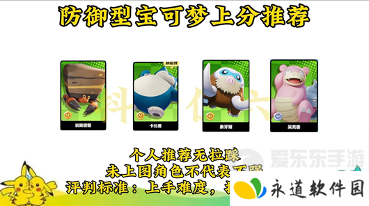 宝可梦大集结强度排名是什么 宝可梦大集结宝可梦强度排行榜