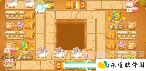 保卫萝卜4法老归来第66关怎么过 法老归来第66关通关教程